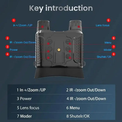 Marcherelle™ – Jumelles de Vision Nocturne 3D Haute Précision