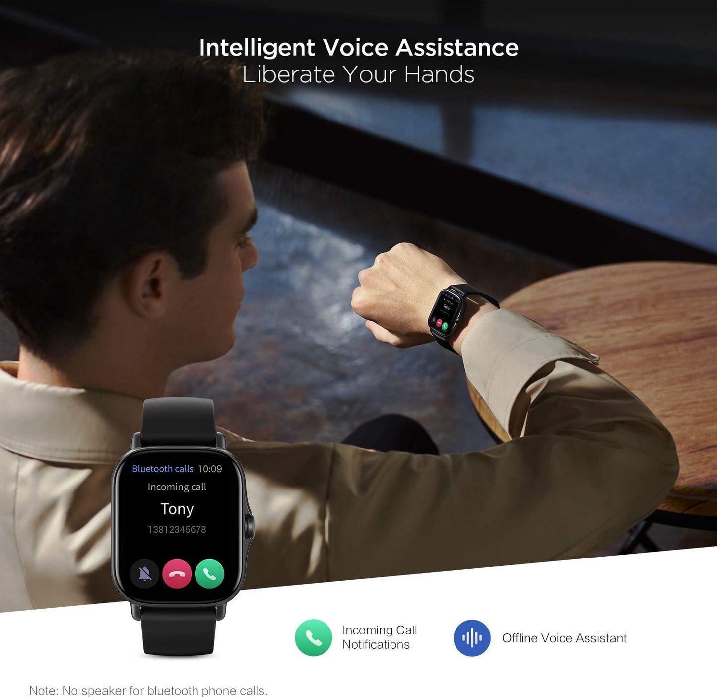 Marcherelle™ | Montre Connectée GPS AMOLED avec Suivi de Santé et Appels Bluetooth