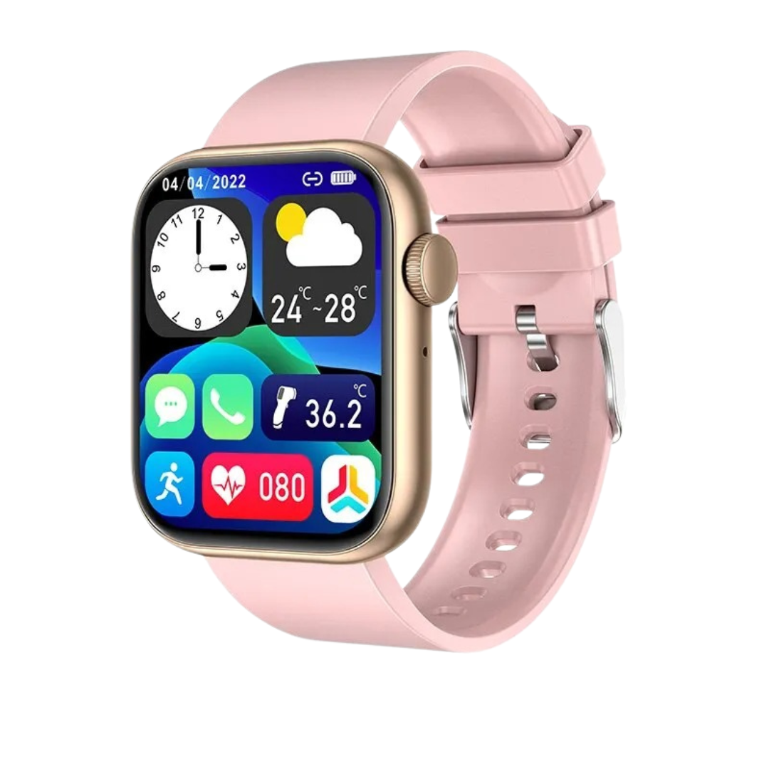 Marcherelle™ – Montre Intelligente Femme Étanche avec Suivi de Santé