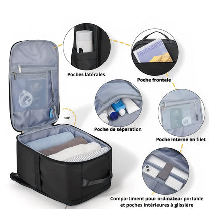 Marcherelle™ – Sac à Dos de Voyage Élégant & Imperméable