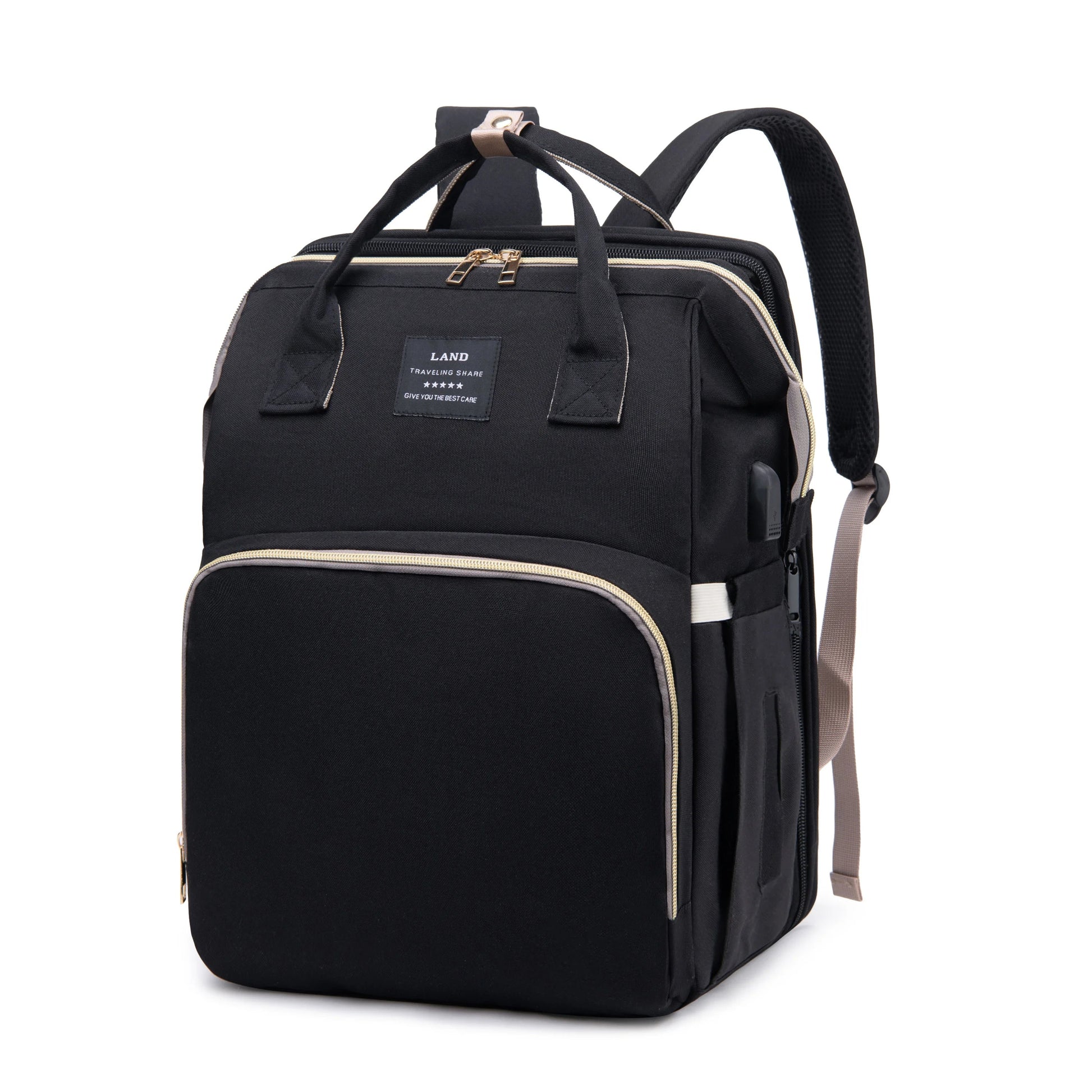 Marcherelle™ – Sac à Langer 3 en 1 avec Lit Bébé Intégré