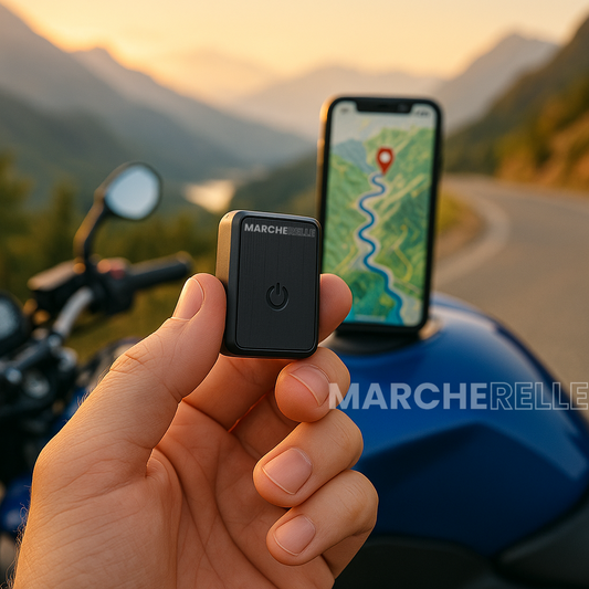 Marcherelle™ – Traceur GPS Moto Sans Abonnement, Assurez la Sécurité de Votre Moto