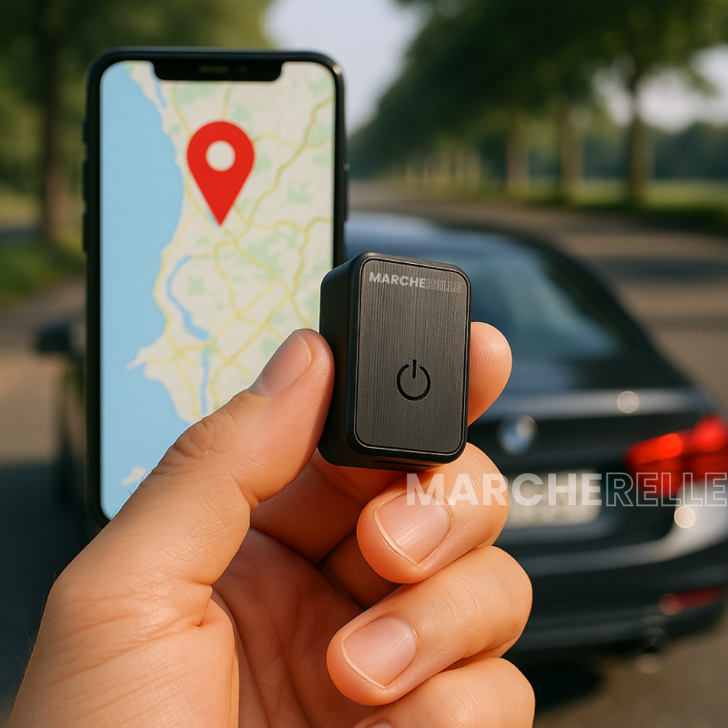 Marcherelle™ – Traceur GPS Sans Abonnement pour Assurez la Sécurité de Votre Voiture
