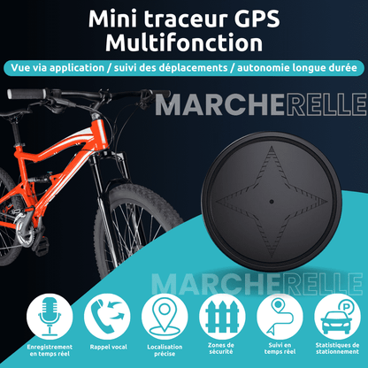 Marcherelle™ – Traceur GPS Vélo Invisible & Sans Abonnement Ultra-Précis