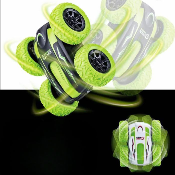 Marcherelle™ – Voiture Tout Terrain Télécommandée avec Rotation 360° et Lumières LED