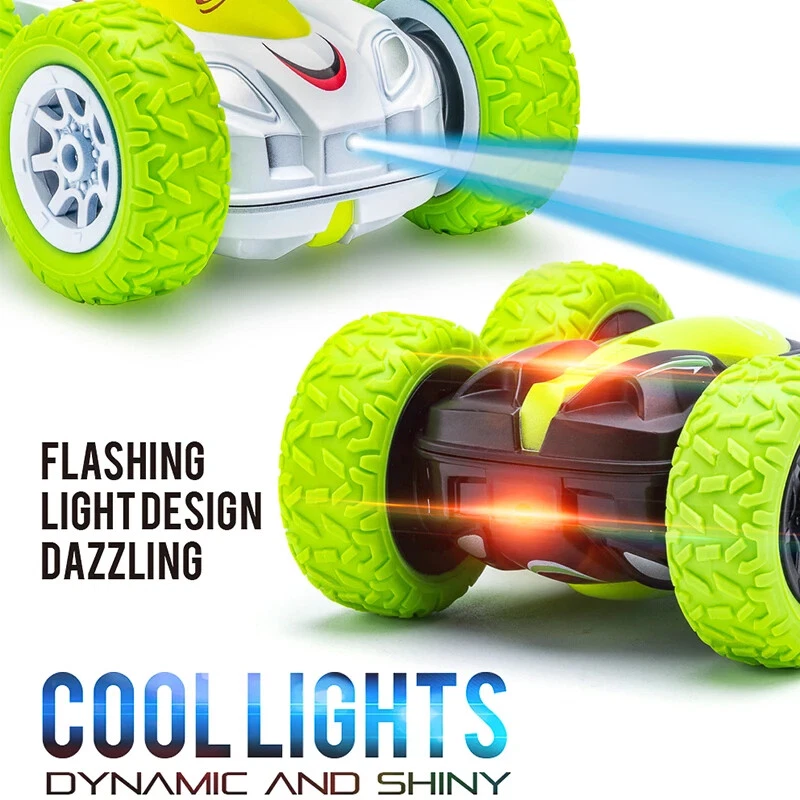 Marcherelle™ – Voiture Tout Terrain Télécommandée avec Rotation 360° et Lumières LED