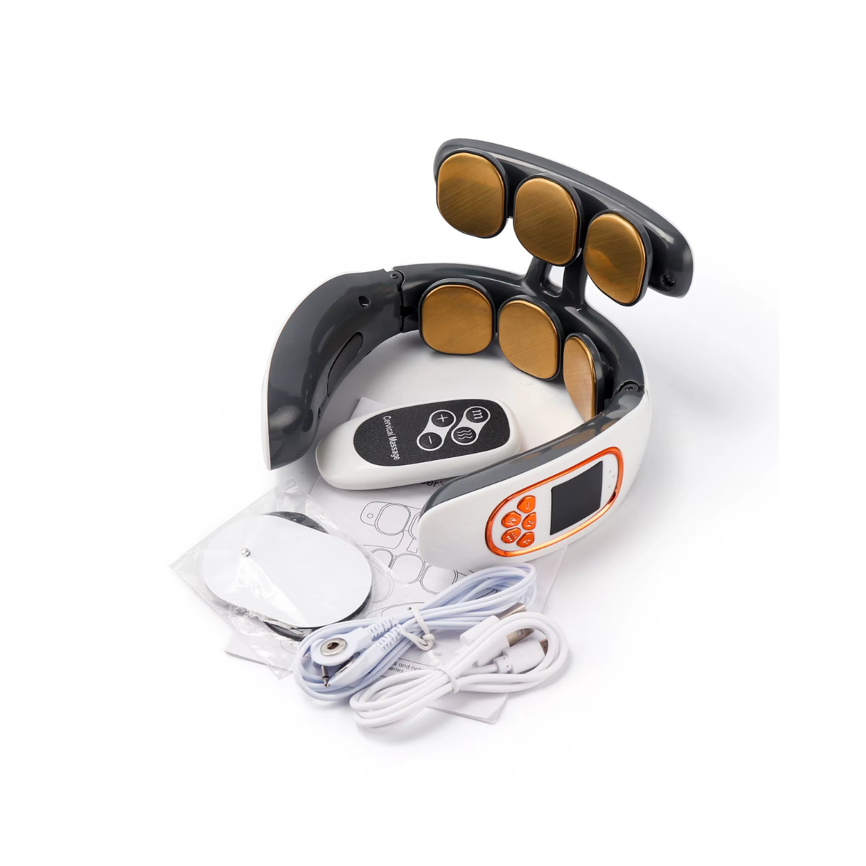 Masseur de Cou Haut de Gamme 6 Electrodes Réglables