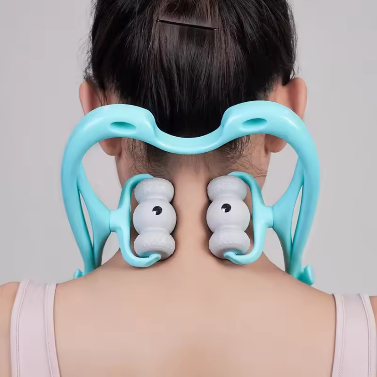 Masseur de Cou et Dos Électrique 6 Rouleaux Relaxant