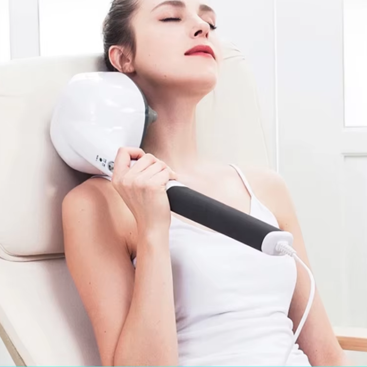 Draagbare elektrische anti-stress en vibratiemassage