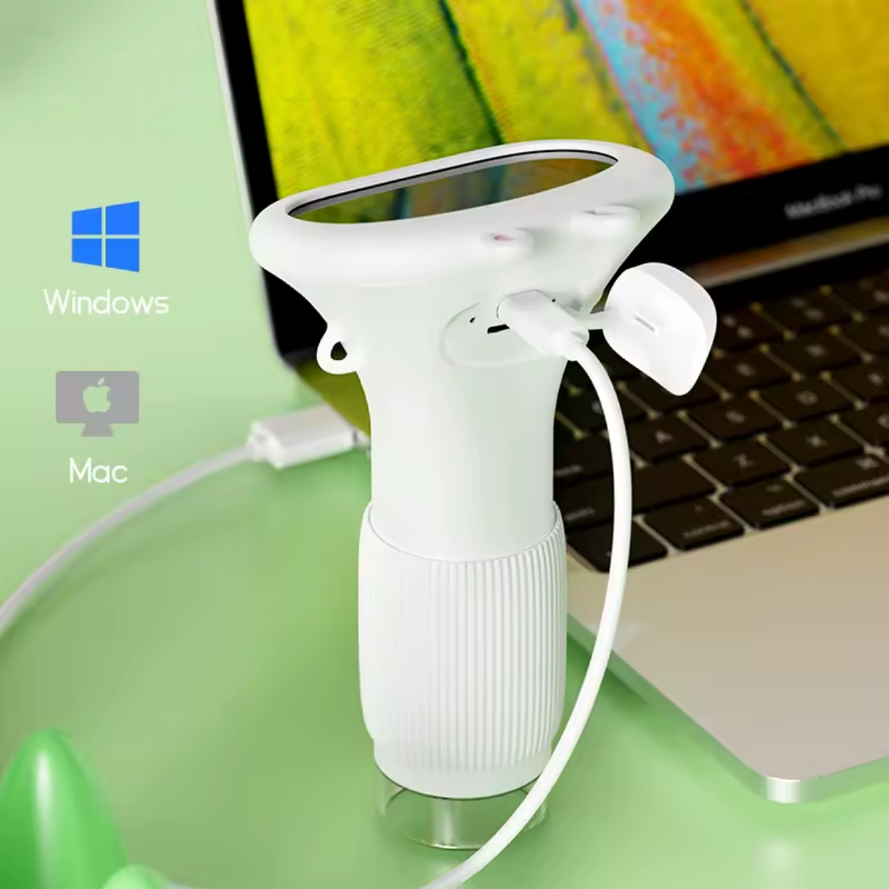 Kinder Microscoop met Kleurrijk Digitaal Scherm