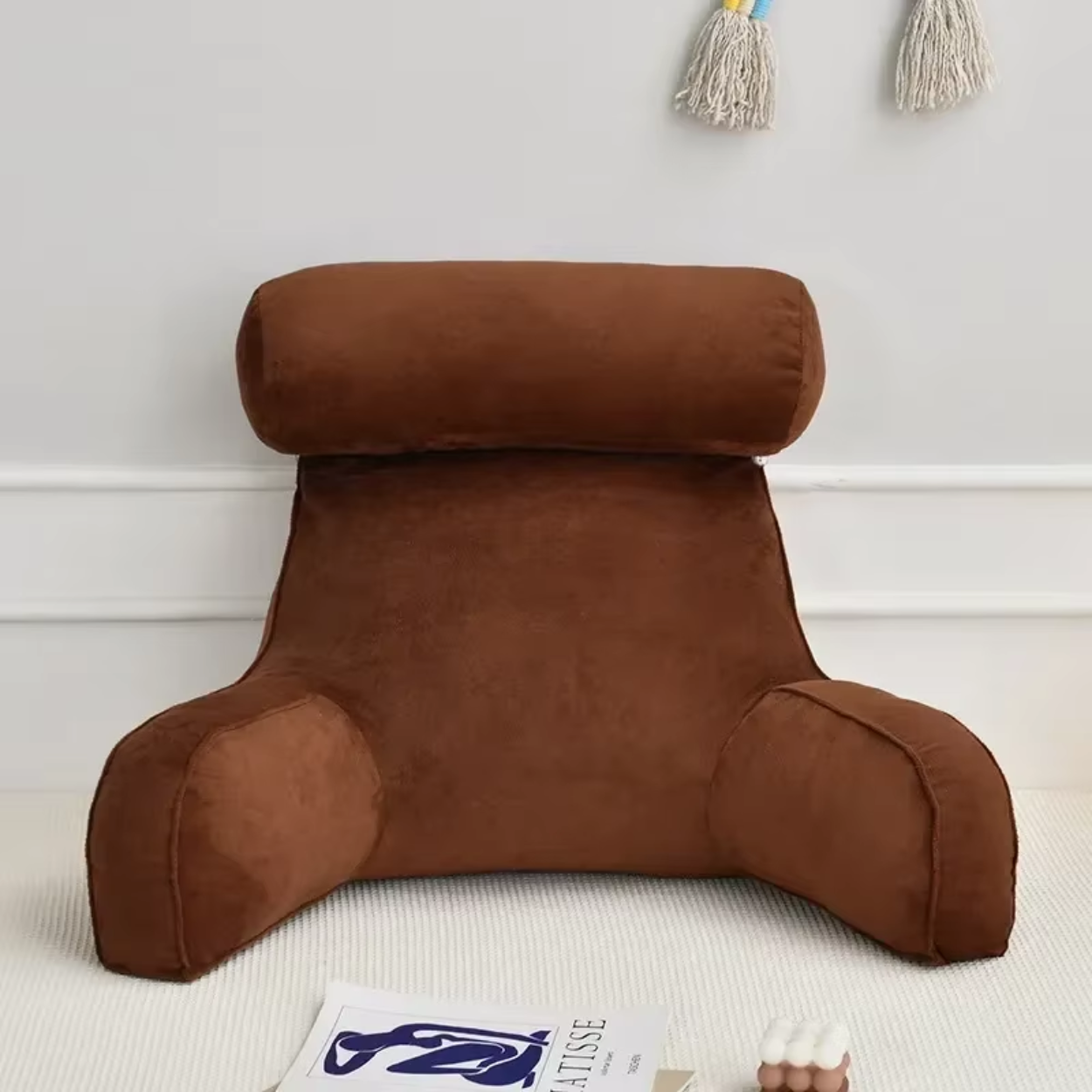 Oreiller de Lecture Ergonomique à Mémoire de Forme