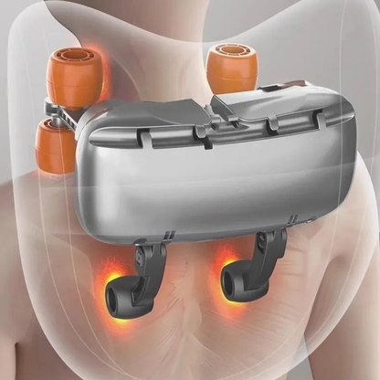 Oreiller de Massage Électrique Chauffant pour Dos et Jambes