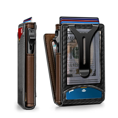 Dunne Aluminium Portemonnee met RFID Bescherming