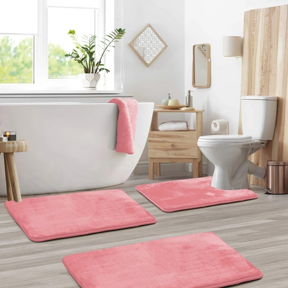 Tapis de Bain Mousse Mémoire Doux et Antidérapant