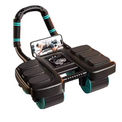 Roue Abdominale à Roulettes avec Rebond Automatique