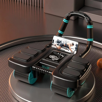 Roue Abdominale à Roulettes avec Rebond Automatique