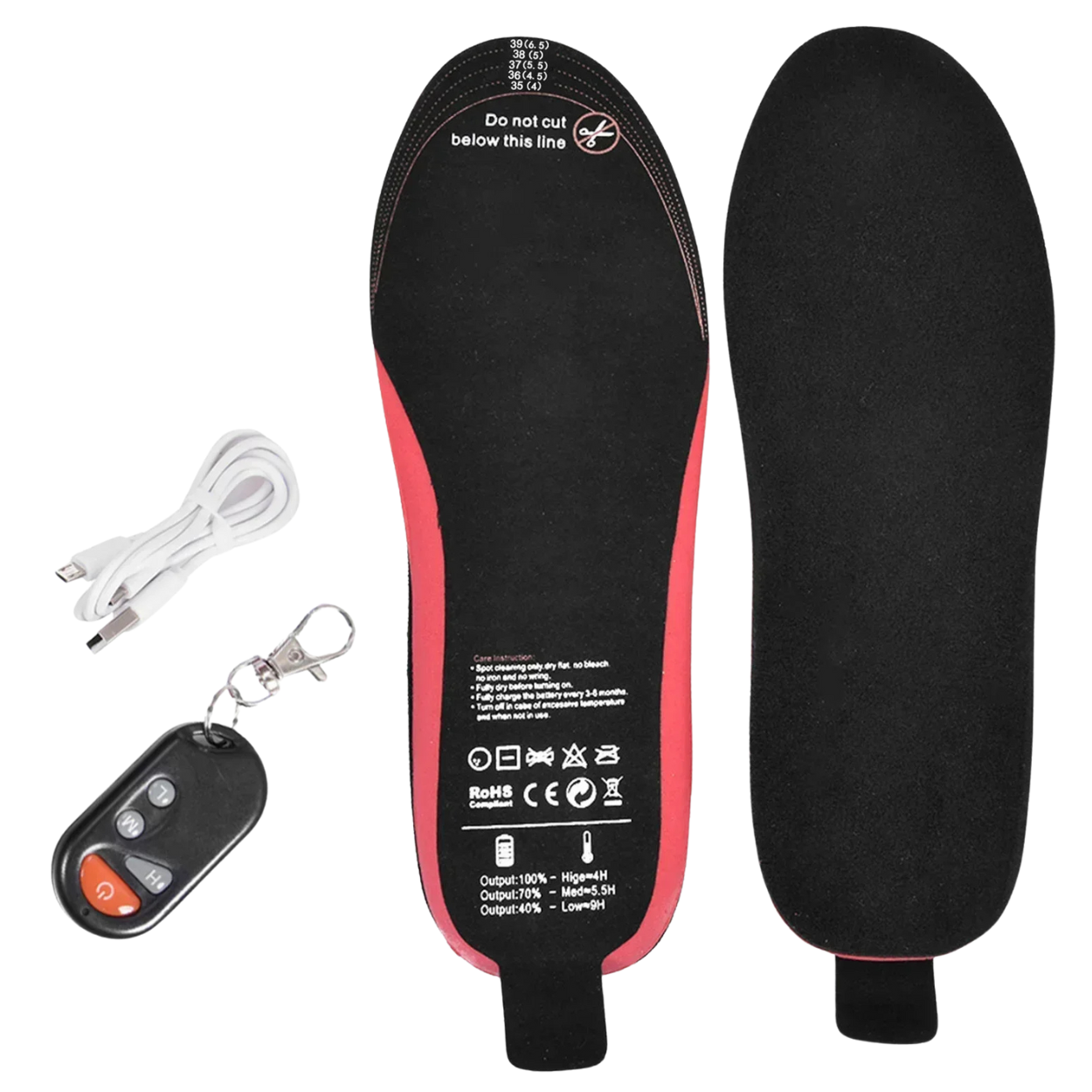 Semelles Chauffantes Électriques avec Télécommande - Marcherelle