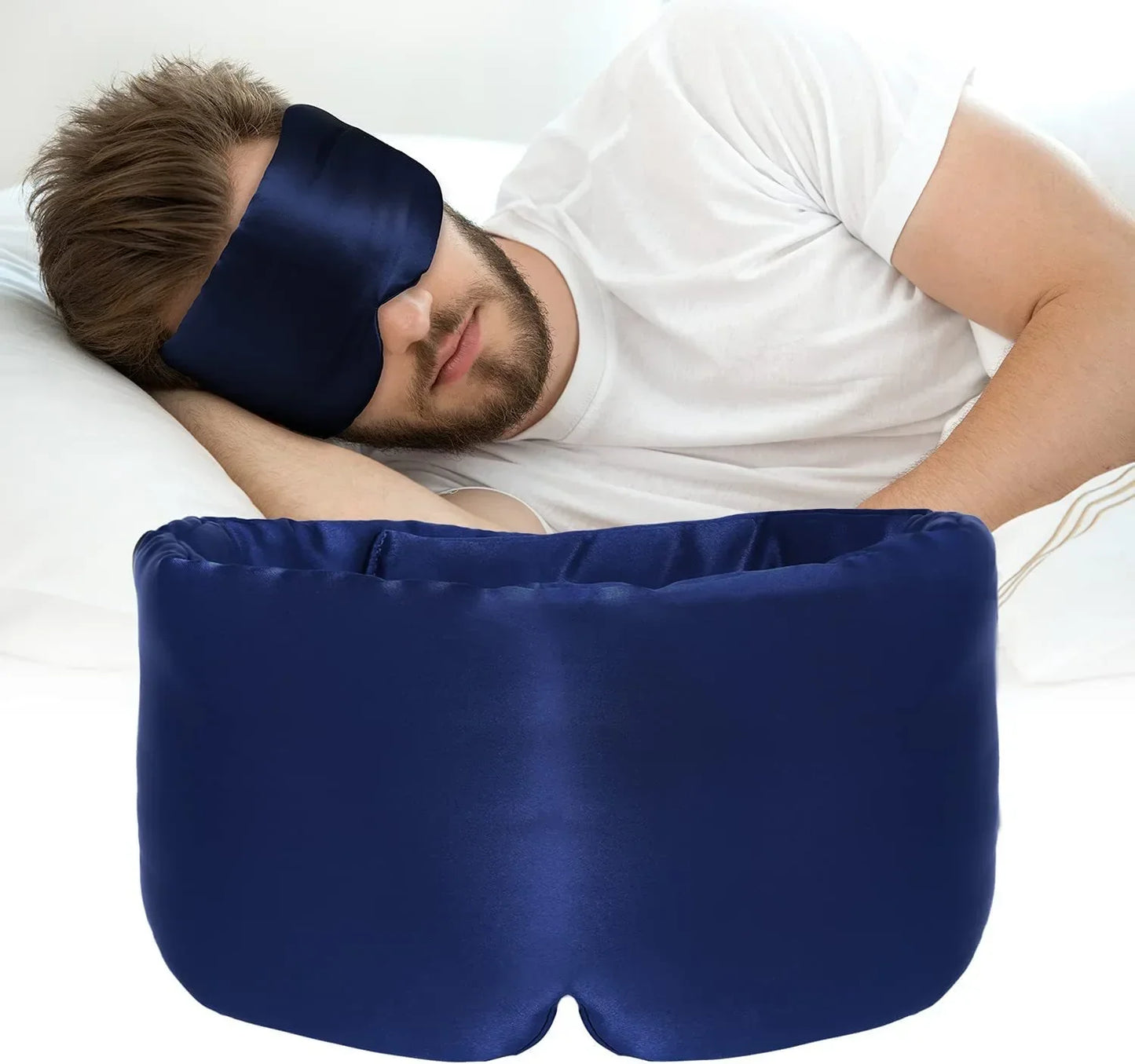 Zacht Zijden Nachtmasker Lavendel
