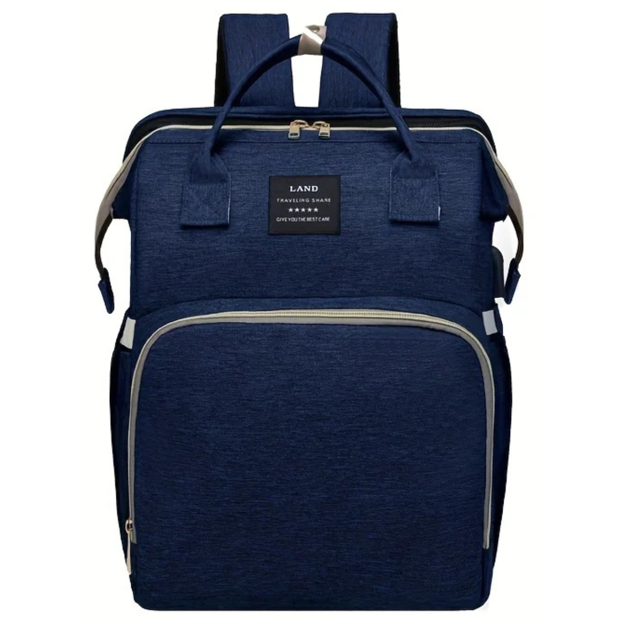 Sac à Langer Convertible avec Lit Parapluie et Poussette