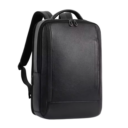 Retro Leren Laptop Rugzak met USB Aansluiting