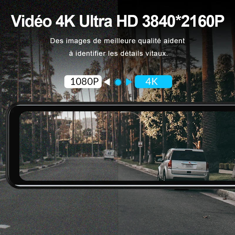 4K Spiegelcamera met GPS en Opnamefunctie