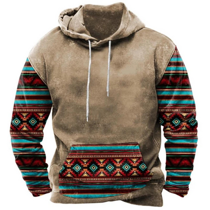 Sweat à Capuche Streetwear Imprimé Coloré et Confortable