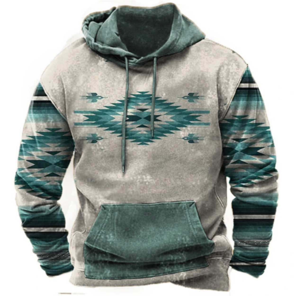 Sweat à Capuche Streetwear Imprimé Coloré et Confortable