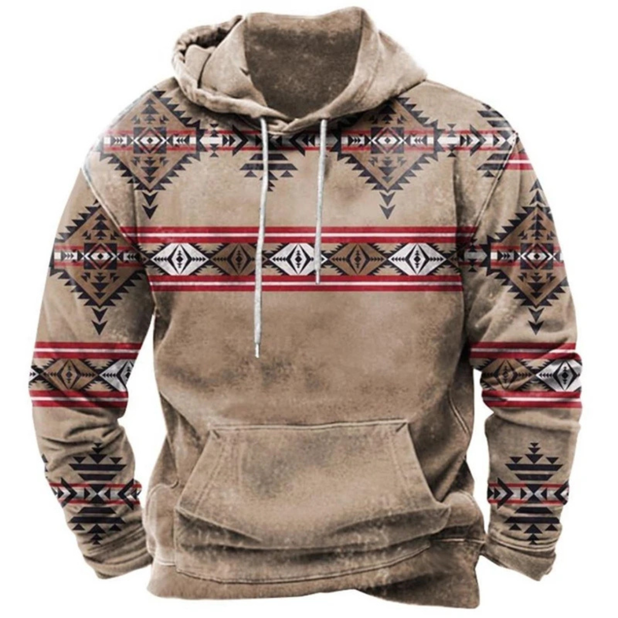 Sweat à Capuche Streetwear Imprimé Coloré et Confortable - Marcherelle