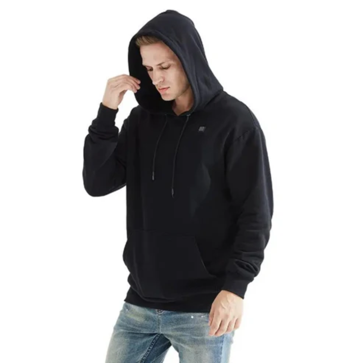 Sweat à Capuche Électrique Chauffant Hiver