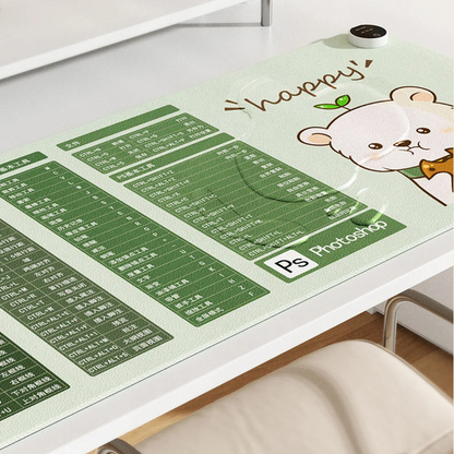 Tapis de Souris Chauffant Électrique pour Bureau