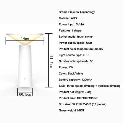 Lampe de Table LED Portable