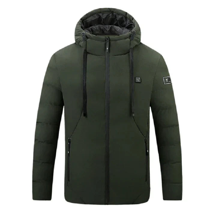 Veste Chaude Électrique avec 4 Zones de Chaleur Réglables