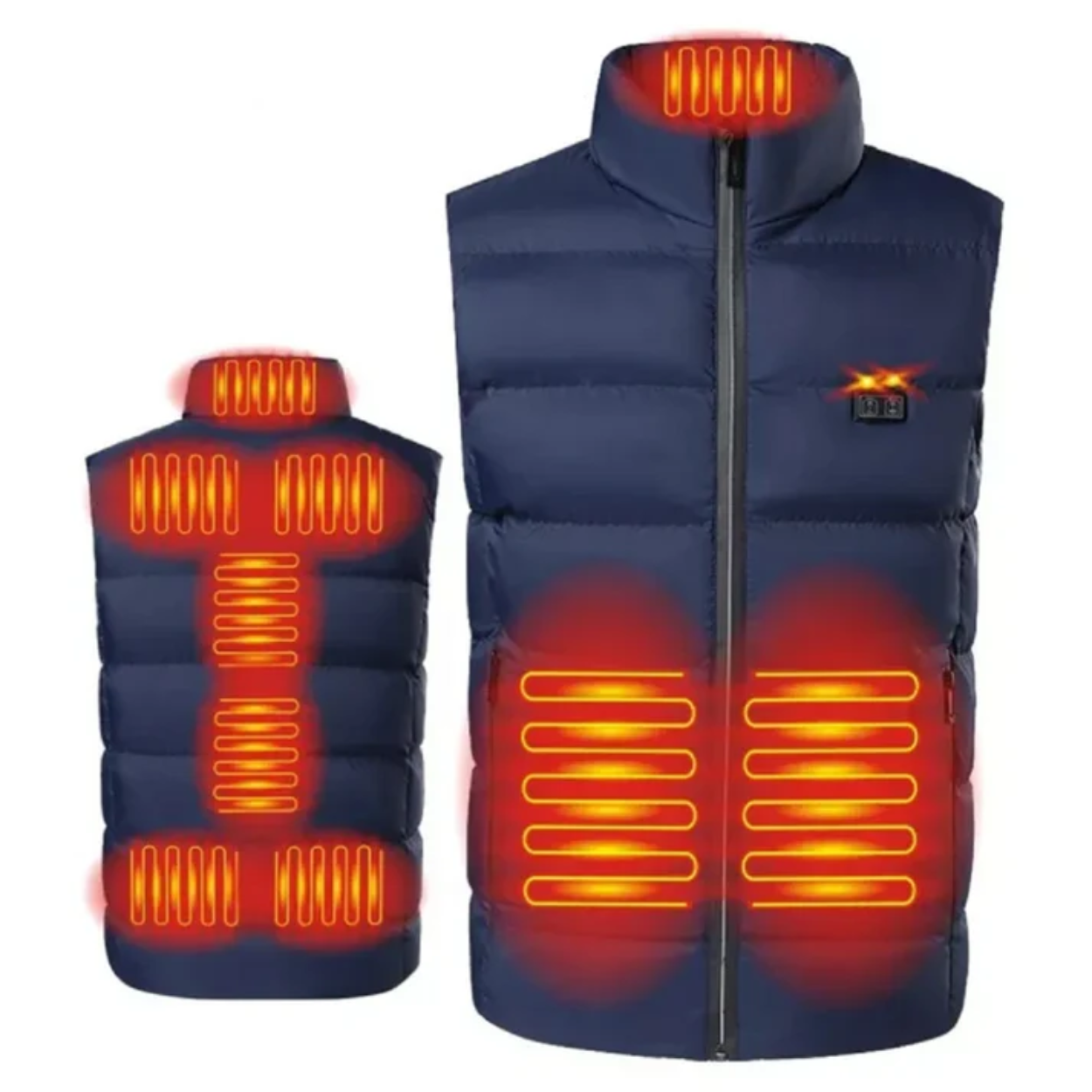 Draaibaar Verwarmd Fleece Vest