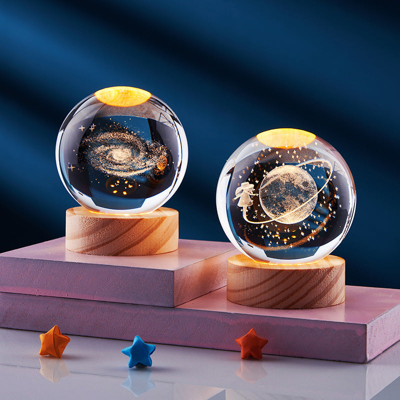 Lampe de Nuit Cristal Élégante - Santeova