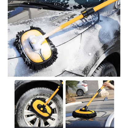 Brosse de nettoyage voiture télescopique et douce