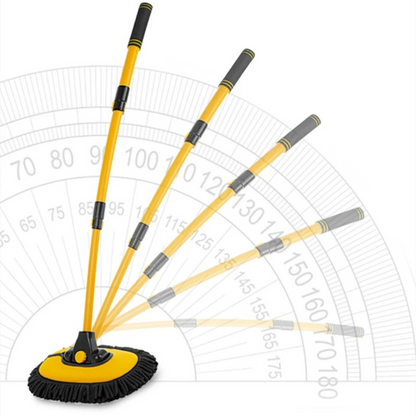 Brosse de nettoyage voiture télescopique et douce