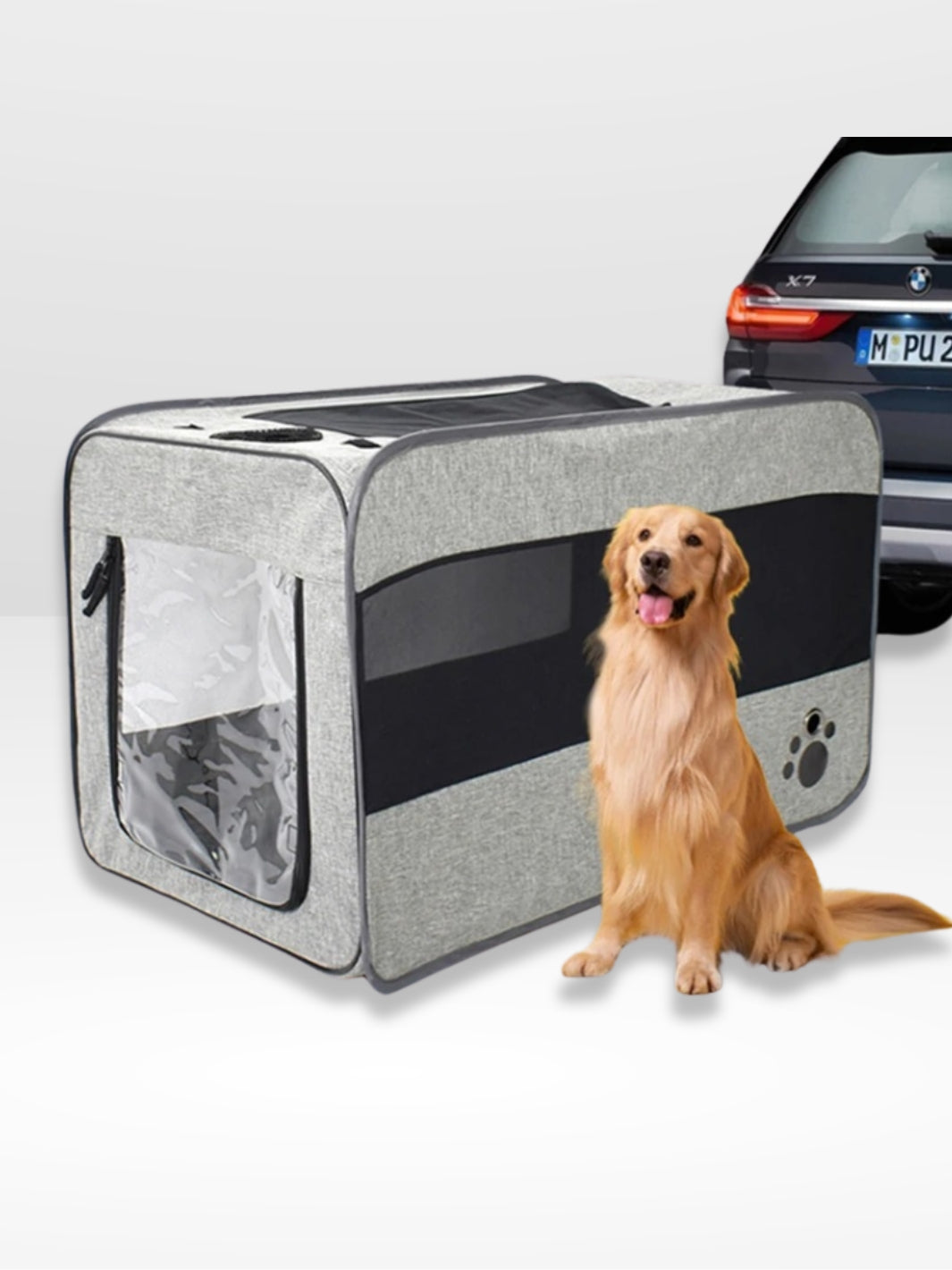 Lichte en Veilige Honden Transportkooi voor in de Auto