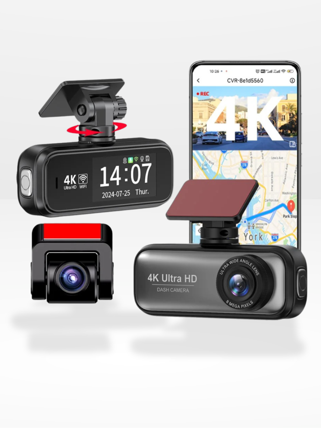 4K Wi-Fi Bewakingscamera met Opname