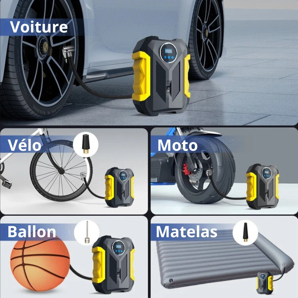 Compresseur Pneu Portable et Silencieux