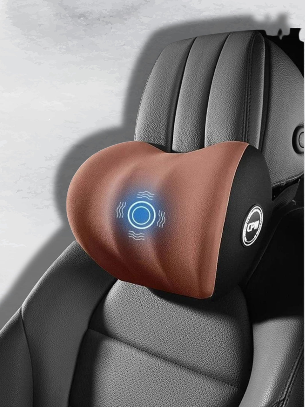 Coussin de Voiture Massant avec Vibrations et Appuie-tête Réglable