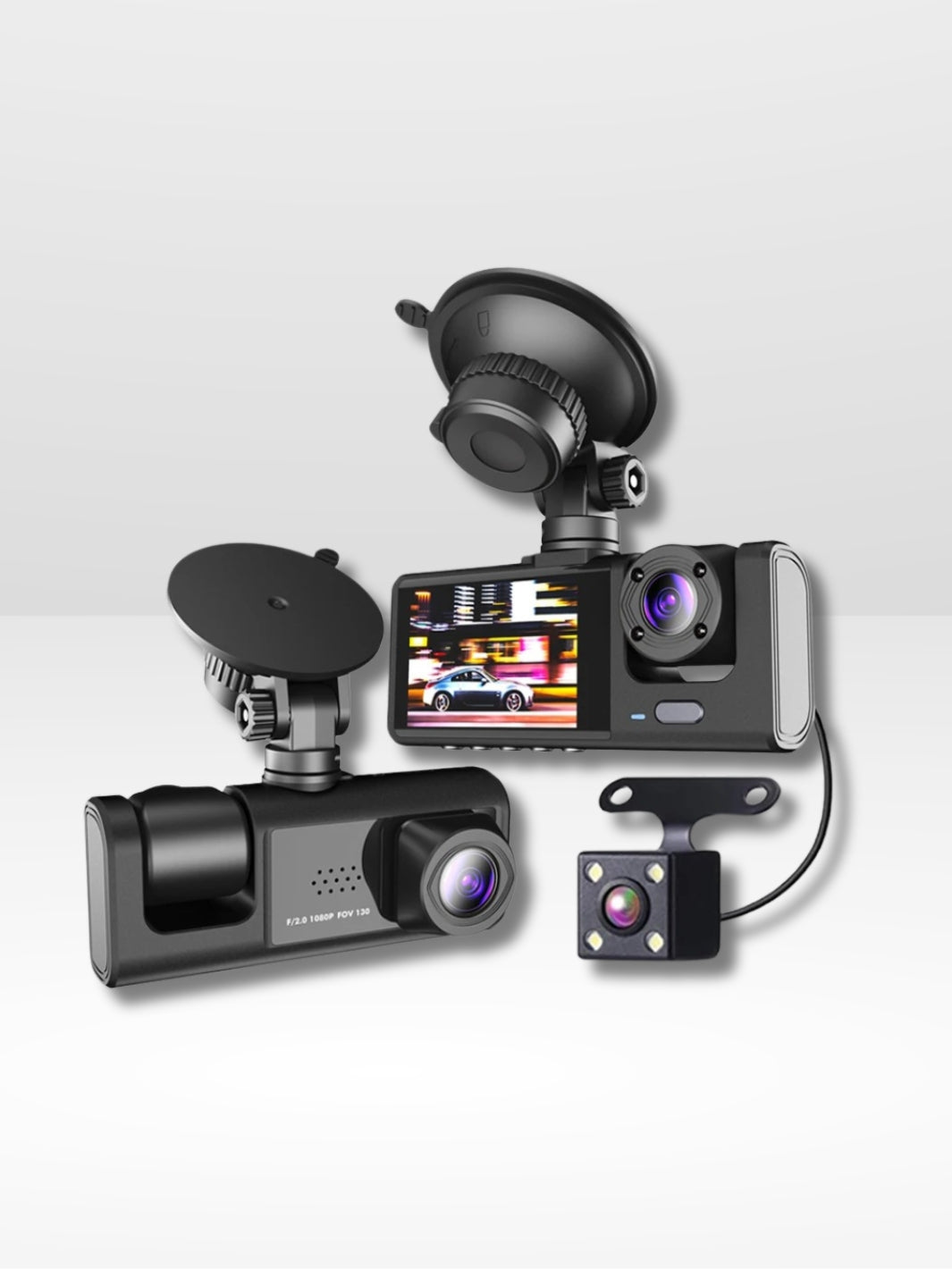 Caméra de Voiture Double Système Avant/Arrière Full HD - Marcherelle