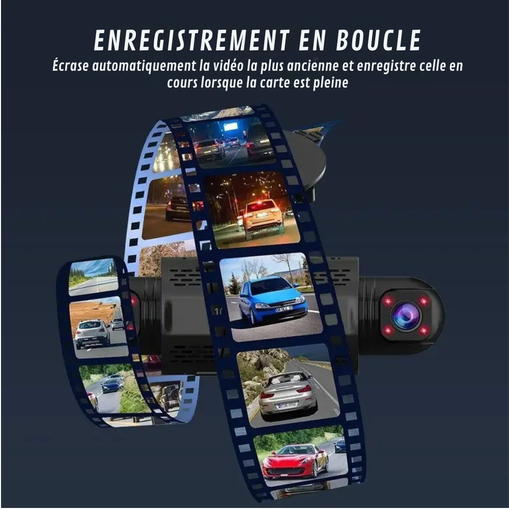 360° Dashboardcamera voor Auto met Video-opname