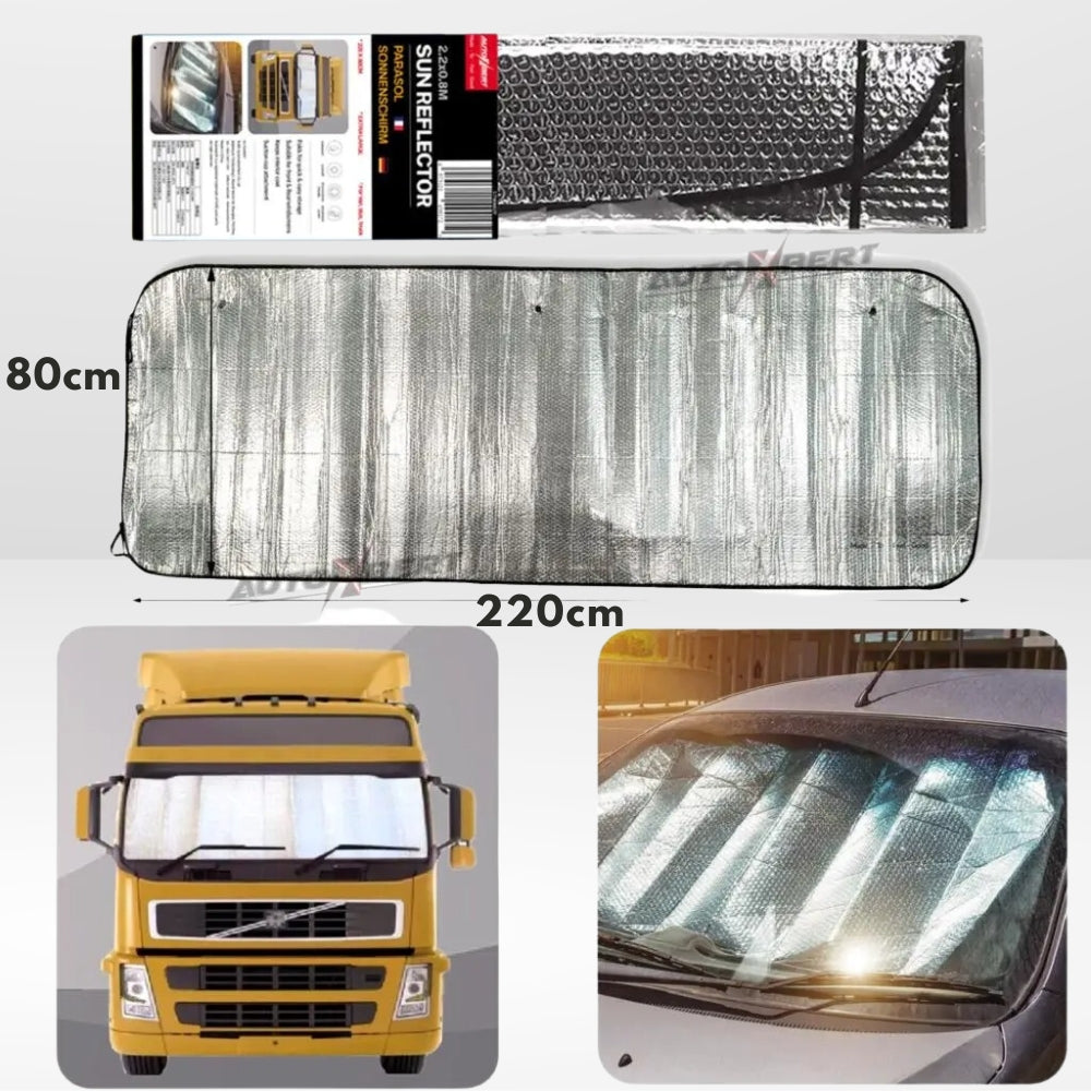 Pare-soleil Voiture Noir avec Logo Cool Ride