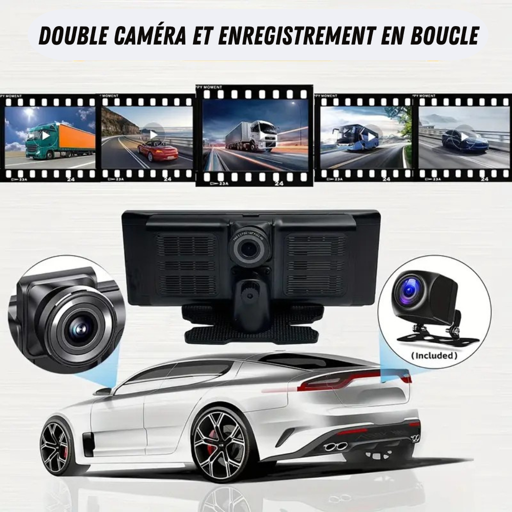 CarPlay Navigatiescherm met Ingebouwde Achteruitrijcamera