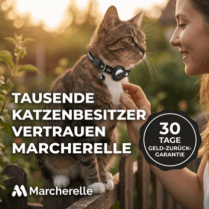 Macherelle™ – GPS-halsband voor katten zonder abonnement | Compatibel met iOS & Android