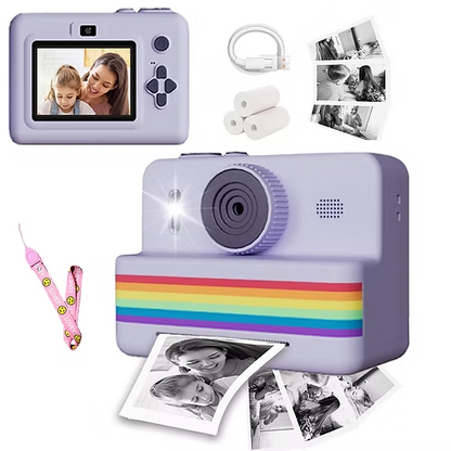 Marcherelle™ – Appareil Photo Enfant À Impression Instantanée Créative