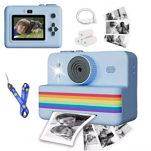 Marcherelle™ – Appareil Photo Enfant À Impression Instantanée Créative