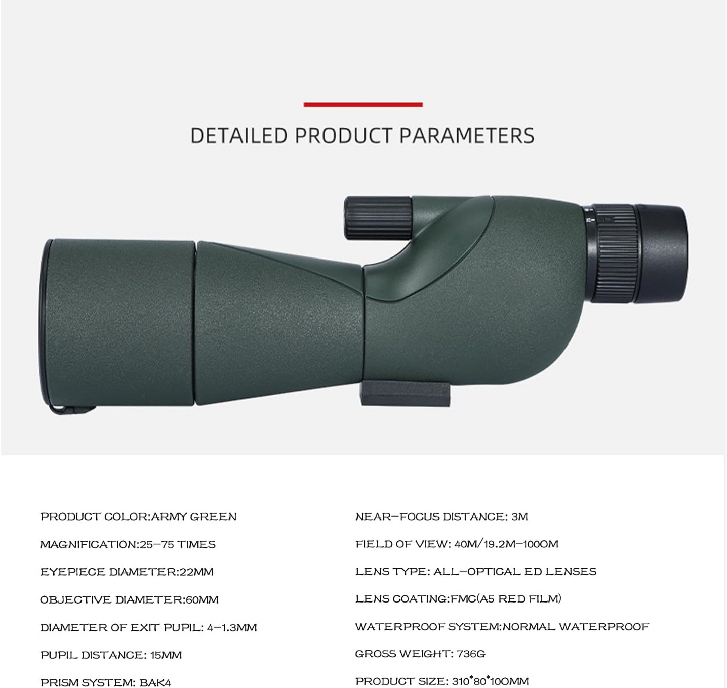 Marcherelle™ – Monoculair Zoom 15–45× Voor Helder Waarnemen