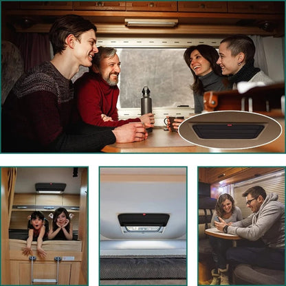 Store de fenêtre pour caravane Roulé et Élégant