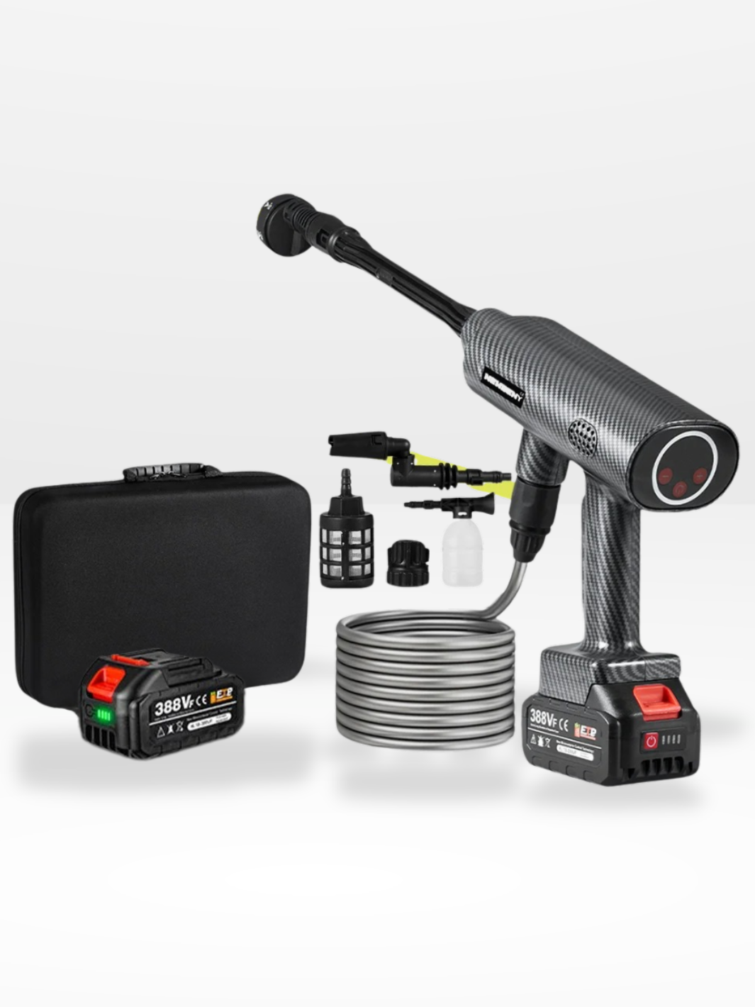 Draagbare Hogedrukreiniger 200 Bar Multifunctioneel